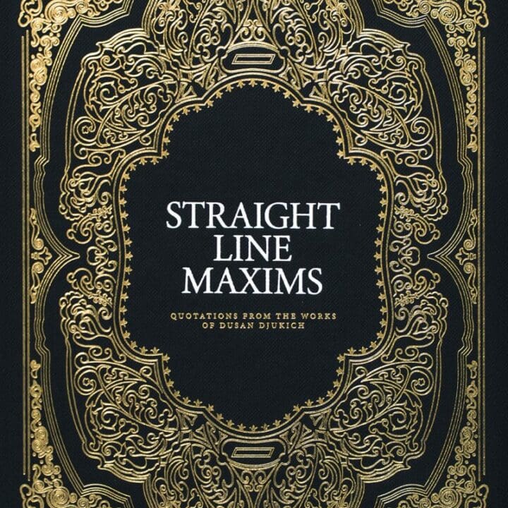 Boek Straight-Line Maxims (Engels)