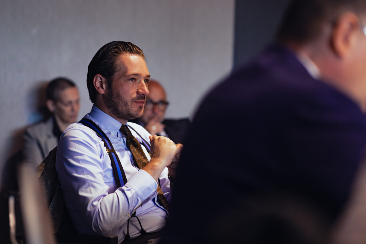 Cliff, a consultant with Straight-Line Leadership, at the Leadership Live Day