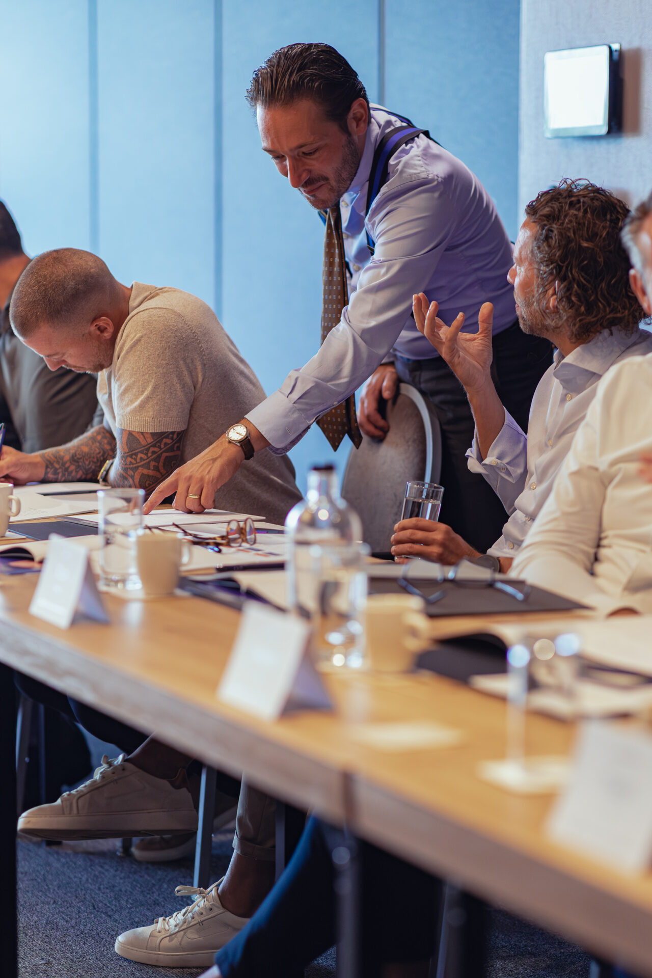 Straight-Line Consultant Cliff Janssen tijdens de mentorship live day van straight-line leadership